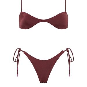 Triangl Este Parna Burgundy Swimsuit
